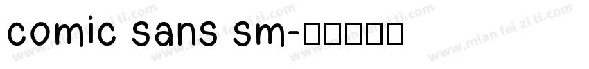 comic sans sm字体转换